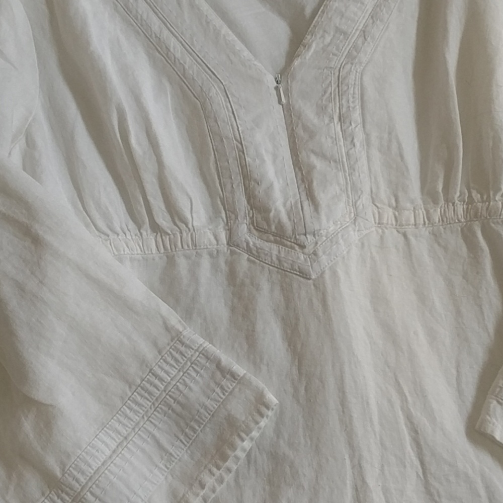 Athleta linen lined beachy dress NWOT